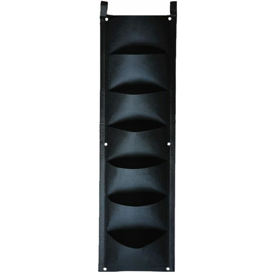 7 Hanging Pockets Wall Planter Waterproof Upgrade Layer Garden Planting Bag Widened and Deepened Pockets for Balcony Garden Yard Office Home