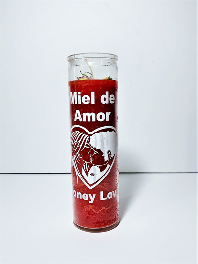 Miel De Amor Candle, Love Kindle, Relationship Honey Drawing 7 Day Ritual Altar Gift