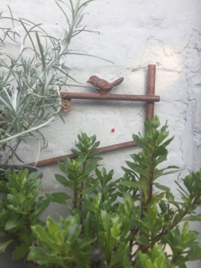 Rustic French Inspired 3 Tier Wall Planter With Birds