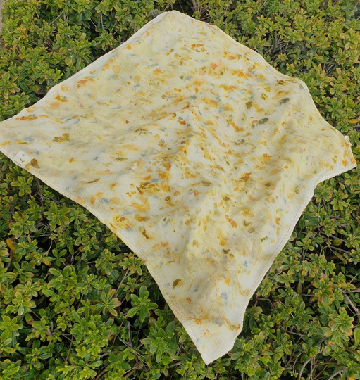 Muslin Swaddle, Bundle Dye, %100 Organic Muslin, Natural Dyeing, Summer Towel, Beach Baby Blanket, Gots Certificate