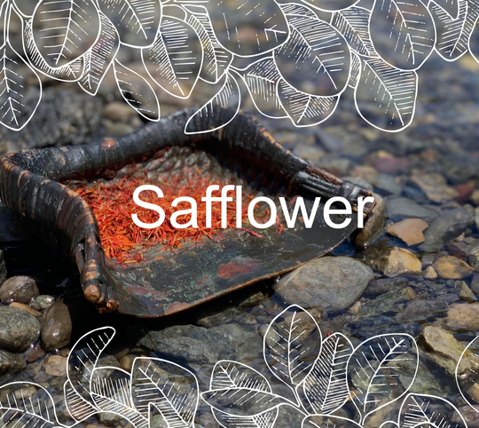 Safflower , Dried Herb Wood Chips Natural Dye Ingredient, Botanical Dyes, Eco Print, Plant