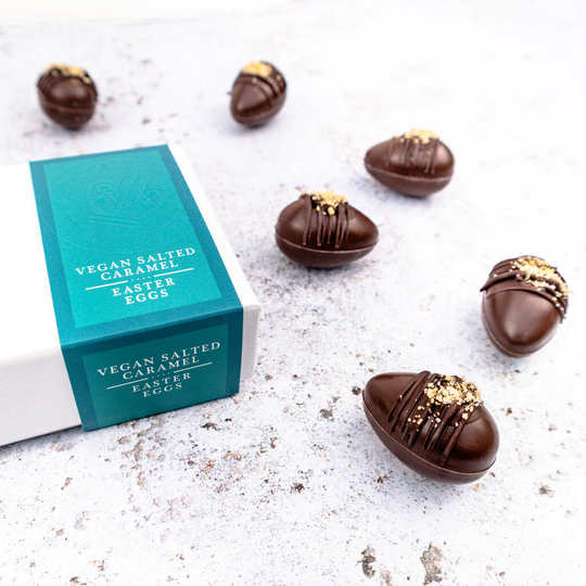 Vegan Salted Caramel Easter Eggs Gift Box
