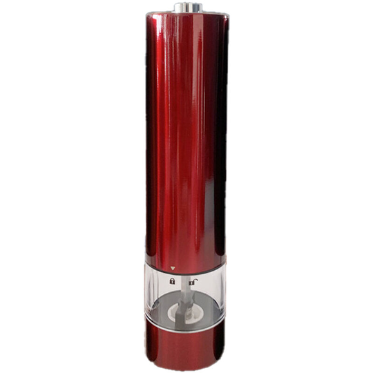 Electric Salt and Pepper Grinder Set, Automatic One Handed Operation,Ceramic Grinder,red