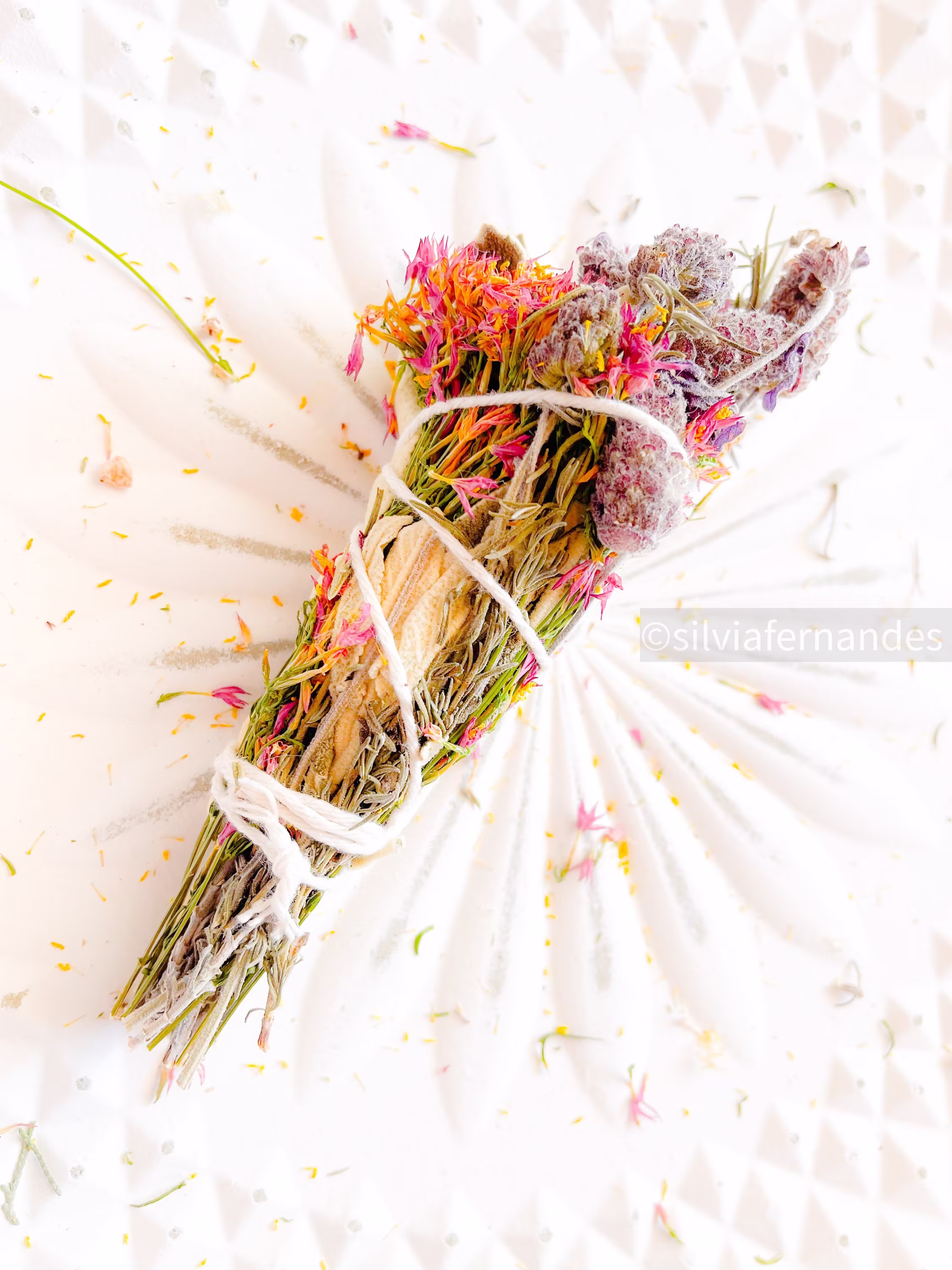 Jerusalems Sage, Wild Lavender & Centaury Flowers/ Spiritual & Emotional Purification/ Alternative Smudges Handmade in Portugal/ Insence