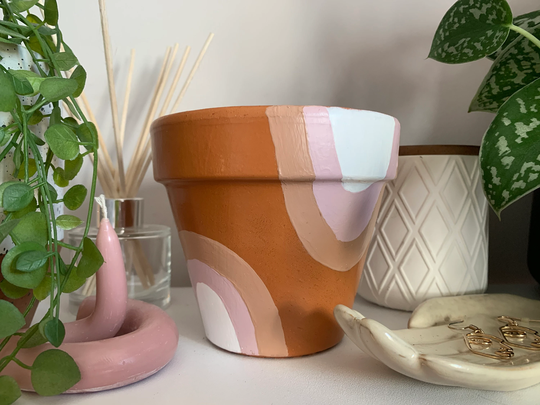 Project Terrapotta - Hand-Painted Terracotta Plant Pot
