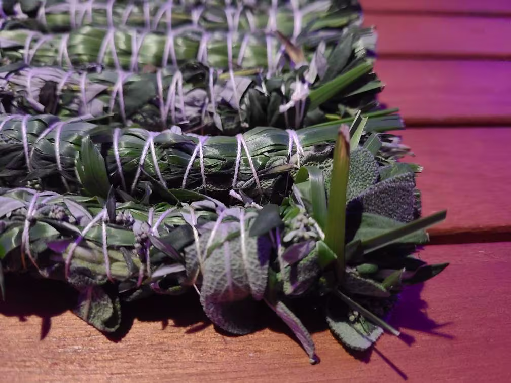2 Organic Herb Wands - Mugwort