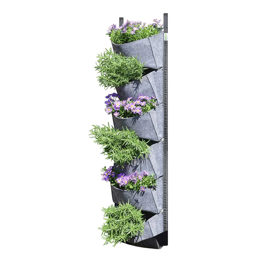 6 Pocket Waterproof Felt Living Wall Planter