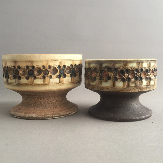 A Pair Of 1960S Jersey Pottery Plant Pots