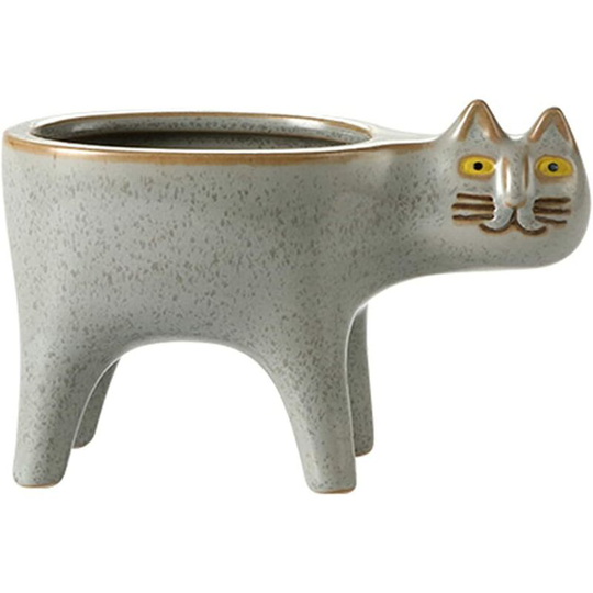 Cartoon Cat Flower Pot, Animal Ceramic Flower Pot, Cute Plant Pot, Cactus Succulent Plants Potted Flower Arrangement Home Decoration