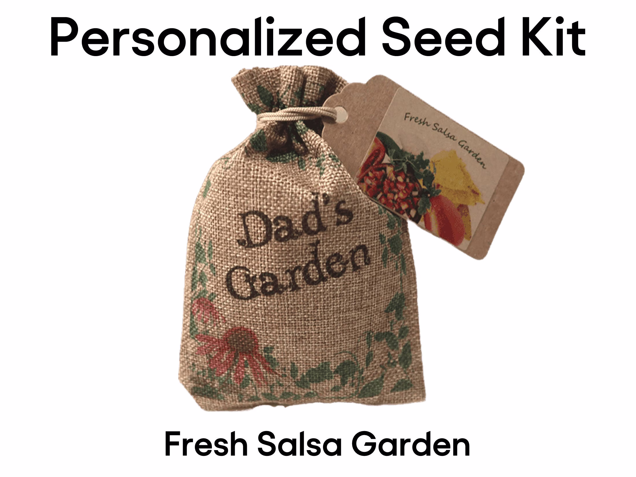 Personalized Salsa Garden Seed Kit | Gardening Gift Grow Your Own Fresh