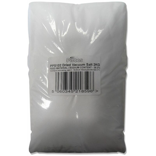 Pure Dried Vacuum Pond Salt 2kg - Pisces