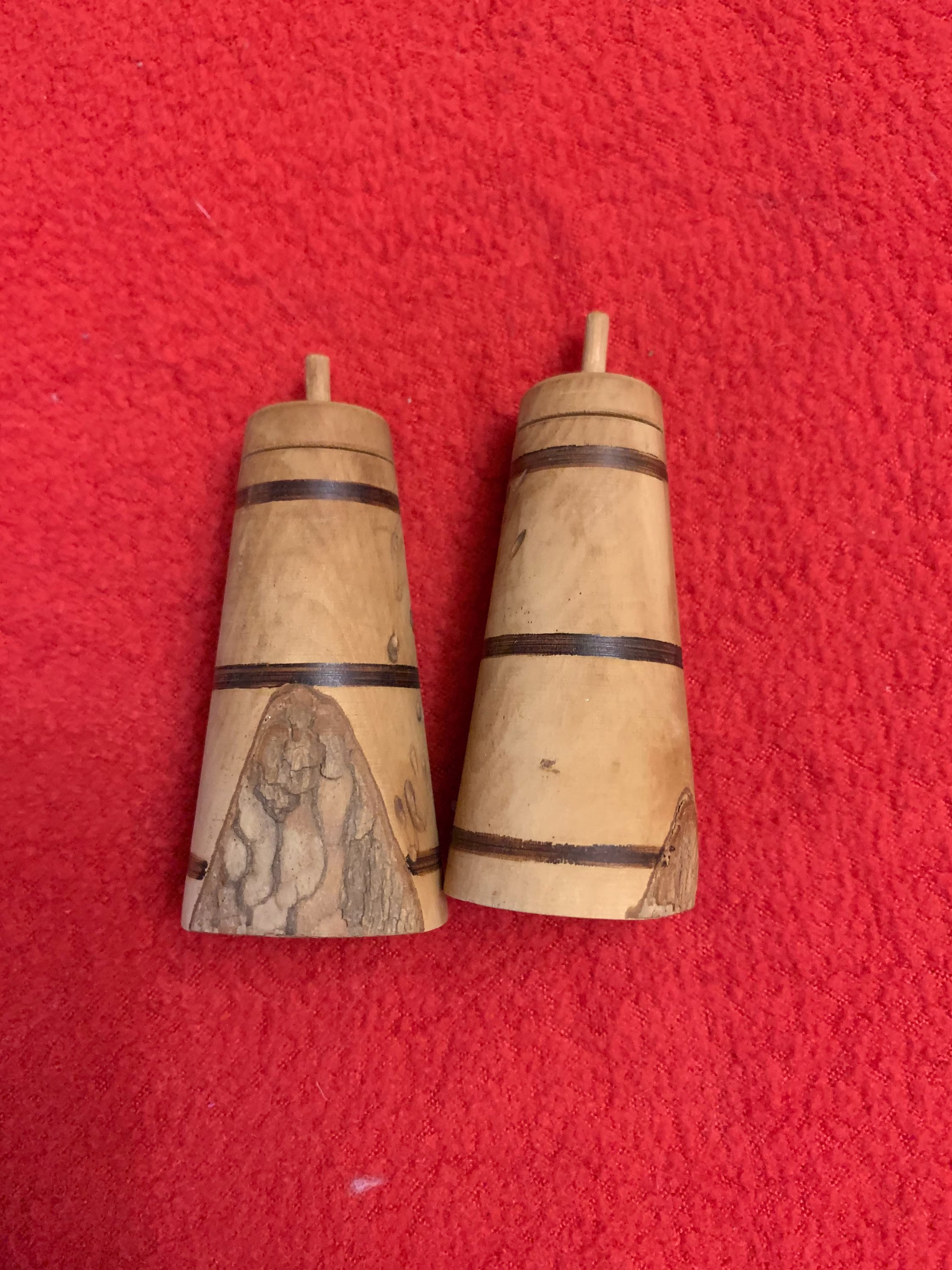 Wooden Antique Butter Churn Salt & Pepper Shakers