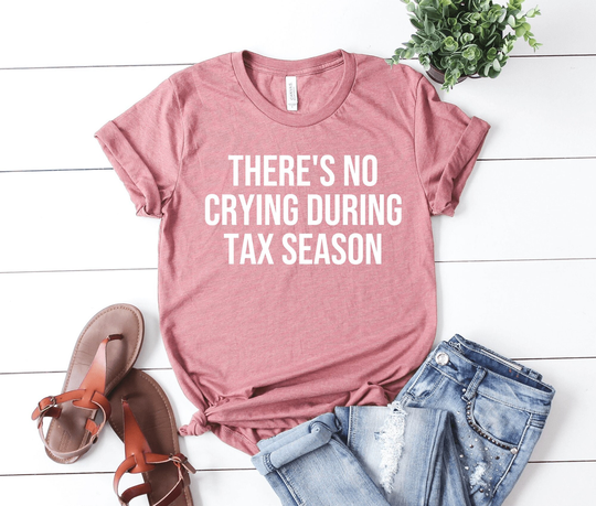 Funny Cpa Shirt Accountant Cpa Gift New Cpa For Exam No Crying During Tax Season