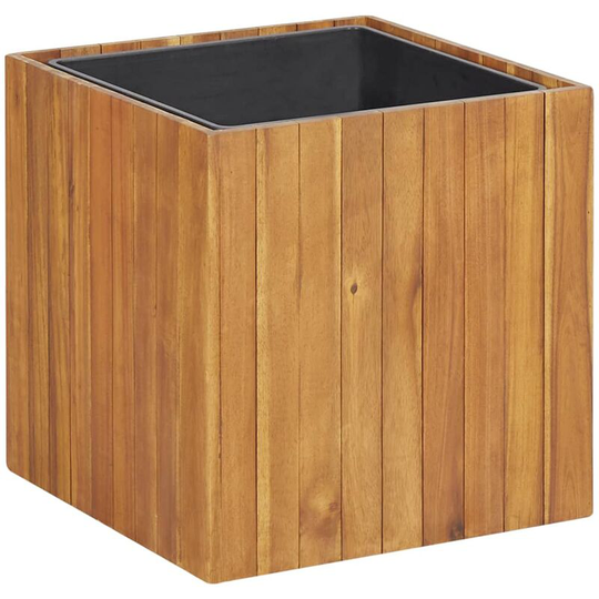 Garden Raised Bed Pot 43.5x43.5x44 cm Solid Acacia Wood Vidaxl Brown