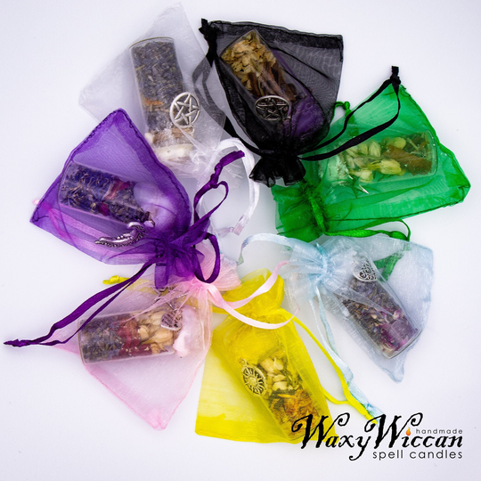 Mini Spell Jar Sets. Wiccan Spells. Witch Mini Bottles. Intention Jars. Healing Bundle