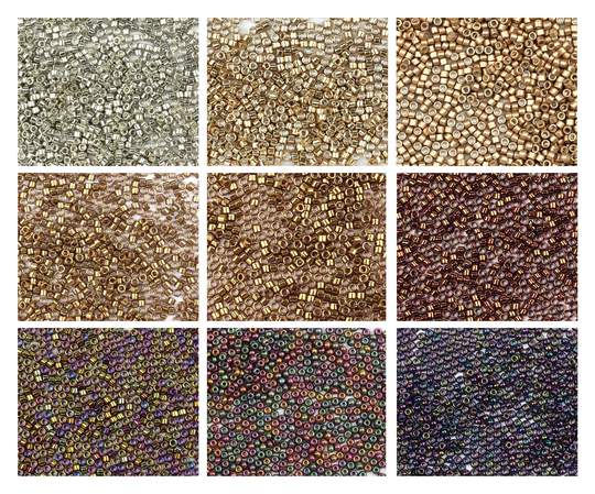 Size 11/0 Metallic Seed Beads, Choice Of 9 Shades, 5G Or 10G, Gold Tiny Beading, Jewellery Making, Weaving