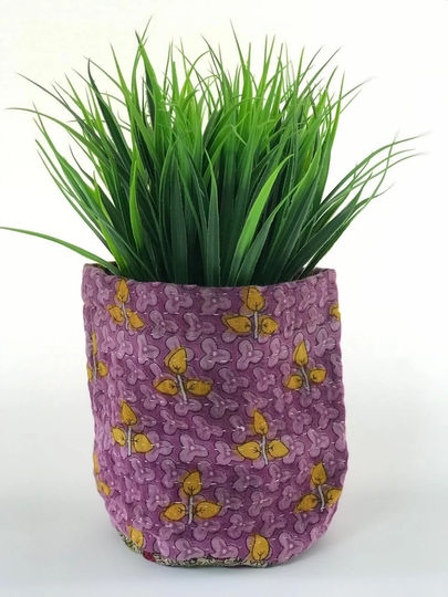 100x100 Centimeter Best Quality Vintage Cotton Kantha Pots Beautiful Plant Herb Fabric Indoor Pot For Plants, Cactus