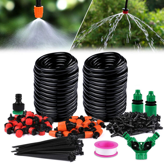 Mist Cooling Automatic Irrigation System Drip Irrigation System Garden Plant Automatic Watering Hose Kit