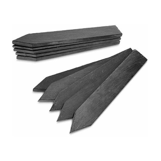 Slate Plant Label Markers Accessories Greenhouse Chalkboard Outdoor Garden Durable Adhesive Labels Plant Labels Natural Herbs Reusable Slate Plant