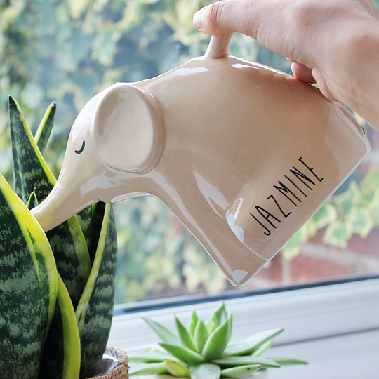 Personalised Elephant Watering Can