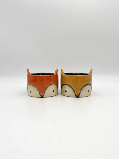 Christmas Special, Fox Houseplant Pot, Indoor Plant Housewarming Gift, D12cm