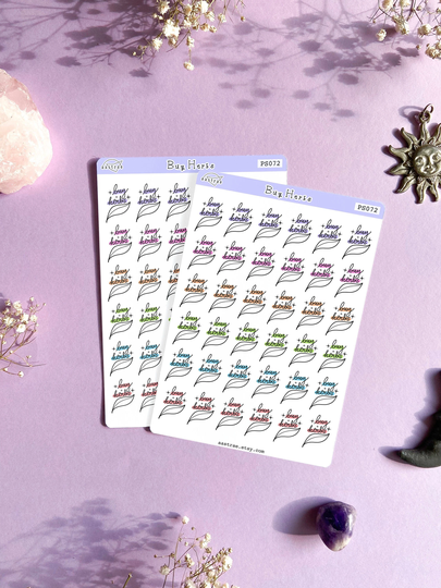 Buy Herbs Stickers, Pagan Planner Witch Stickers For Planner, Functional Witchy Wiccan Witchcraft Sticker