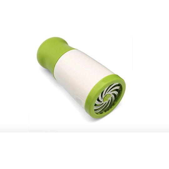 Herb mincer - in green white - manual meat mincer for garlic, herbs, vegetables, spices and much more.