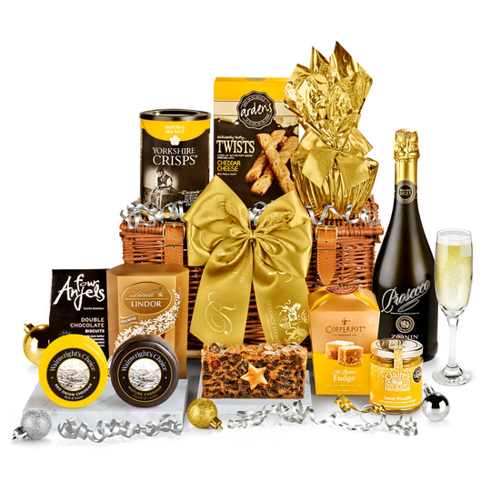 Season's Sparkle Christmas Food Hamper With Prosecco