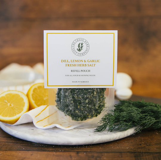 Dill, Lemon And Garlic Sea Salt Seasoning Refill Pouch