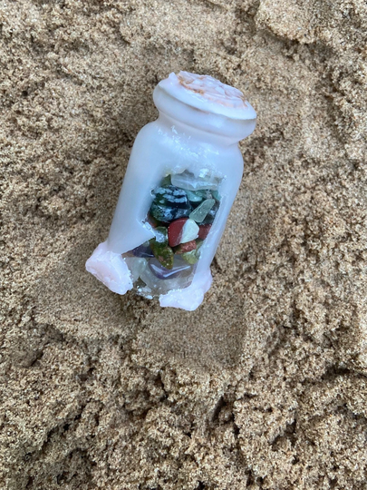 Sealed Protection Bottle | Keep This With You For Healing & Positive Energy Pre Blessed By A Witch Herbs, Crystals, Gift Herbal Etsy