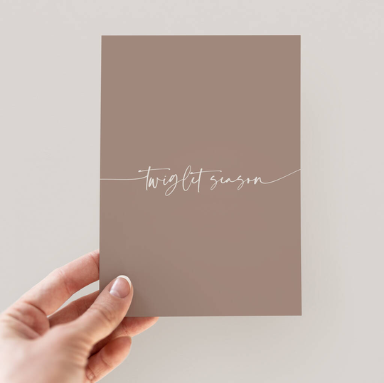 Twiglet Season Modern Christmas Cards Eco Friendly