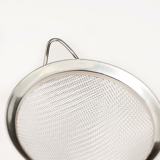 201 Mesh Stainless Steel Oil Bird Nest Sieve Chinese Medicine Filter Leak Egg White Cross-Border Separation Flour Sieve Baking Tool
