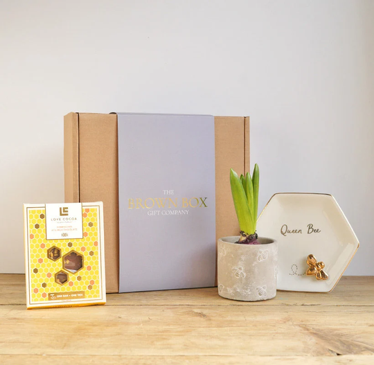 Personalised Bee Happy Gift Set Trio | Birthday Present Thinking Of You For Her