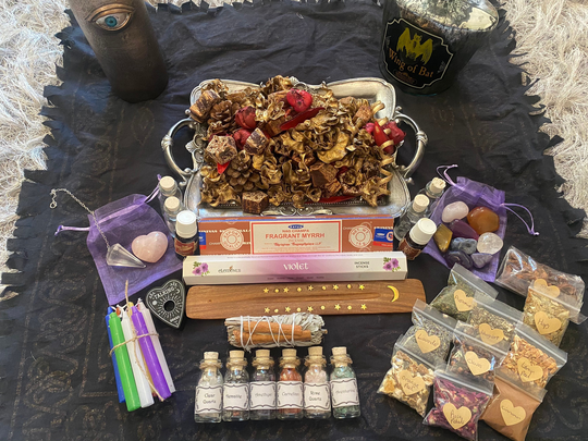 The Large Witch Starter Smudge Kit | Wiccan Pagan Witchcraft Spells Candles