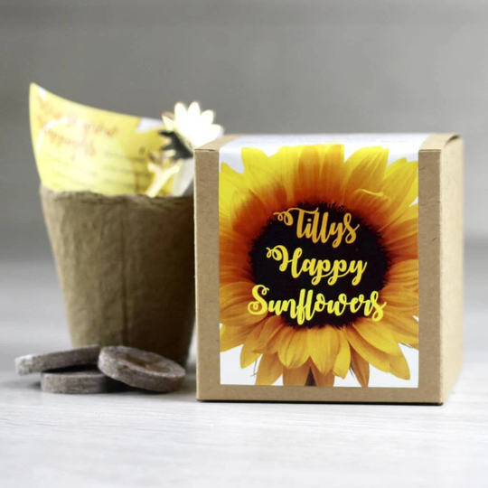 Personalised Happy Sunflowers Kit