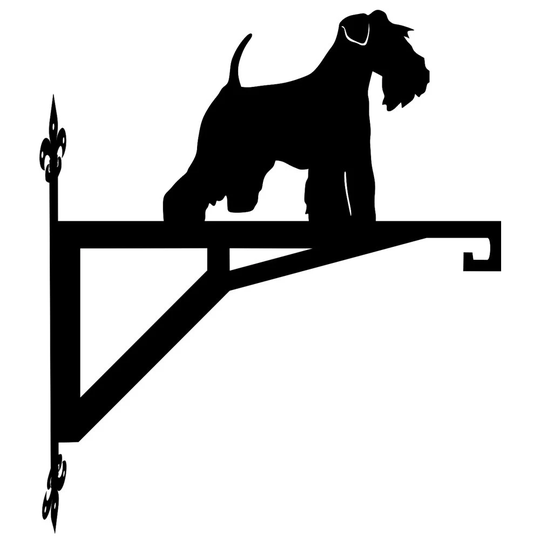 Mini Schnauzer Contemporary Hanging Bracket