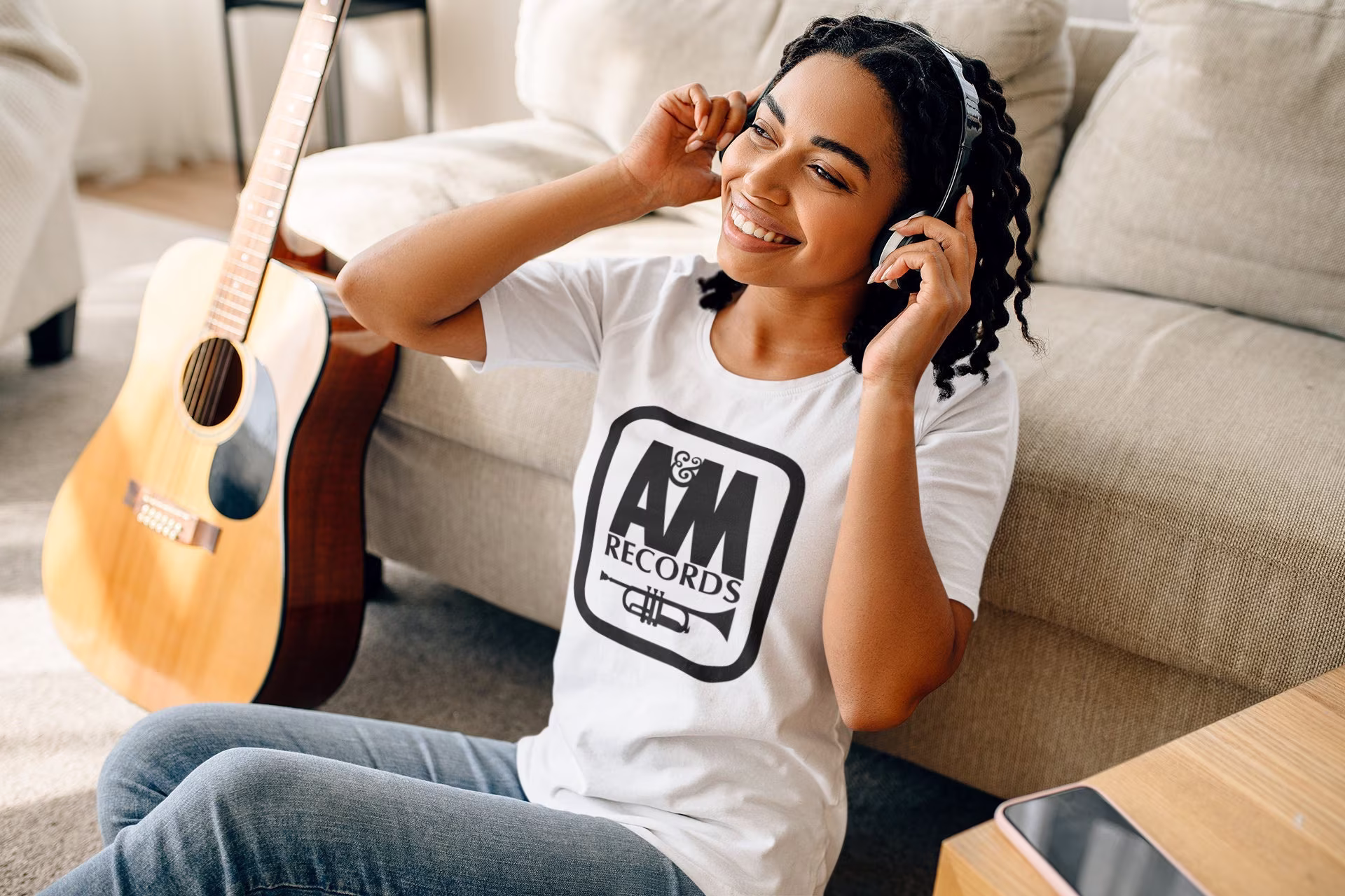A&m Records Company Logo T-Shirt