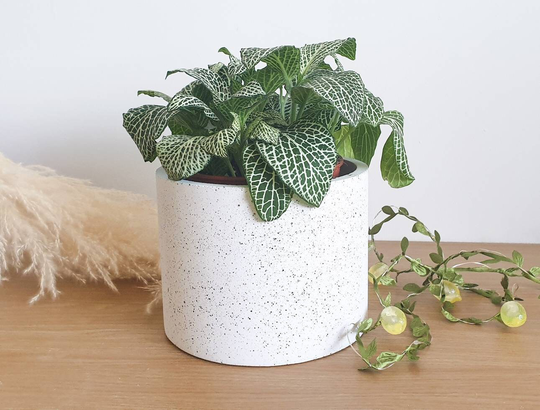 Terrazzo Plant Pot, Home Decor, Stone Effect Modern House-Warming Gift, Birthday Gifts For Her, Large Planter, Accessories