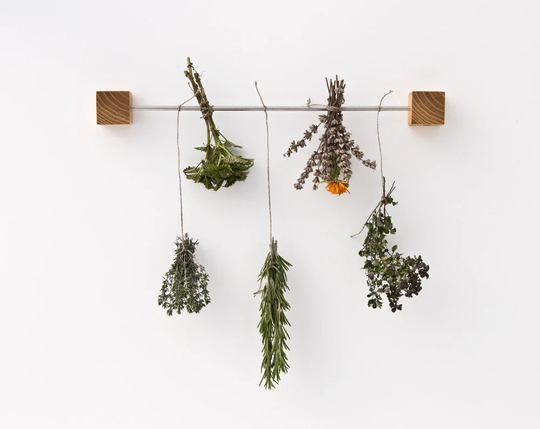 Herb Drying Rack Magnetic Kitchen Magic Wooden Cubes Wolodymyr & Kazimir Extended