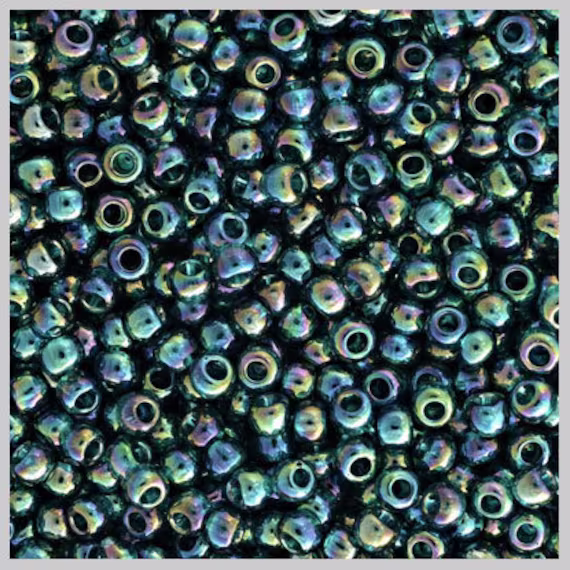 Toho Seed Bead Tr-11-167Bd Size 11/0 Transparent Rainbow Teal 7.5 Grams Diy Beads