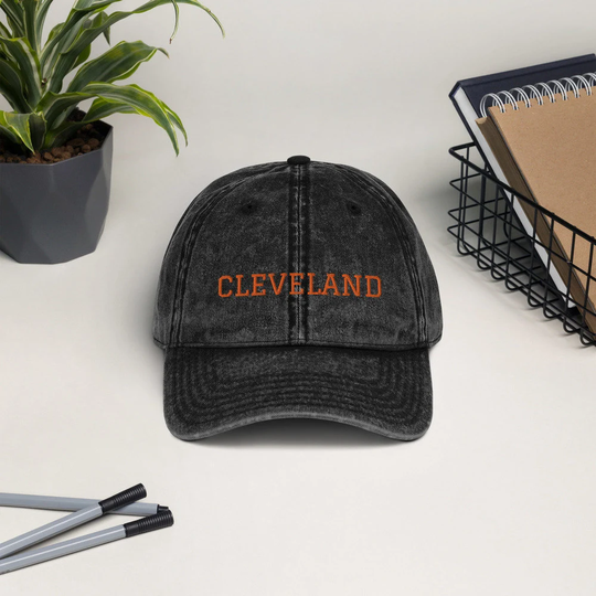 Cleveland Football Vintage Cotton Twill Cap, Season, Browns