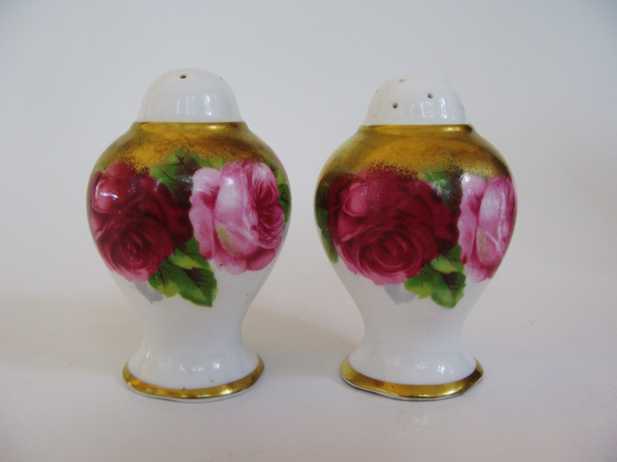 Pair Royal Albert Mother's Day Salt & Pepper Shakers