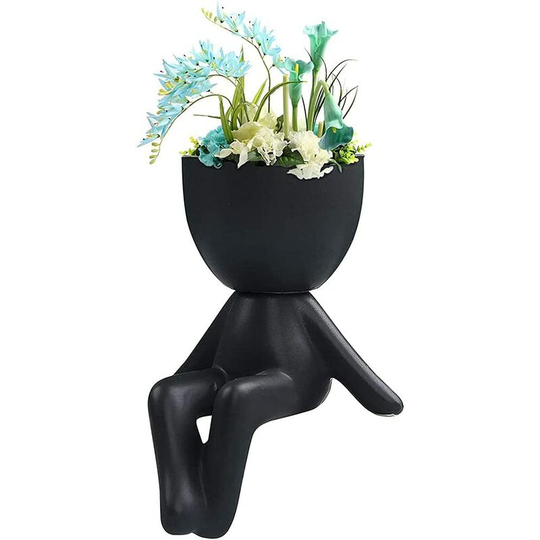 Echoo - Ceramic Flower Pot,Creative Succulent Planter Flower Pot,Small Pots,Mini Plant Pot ,Decoration Decor