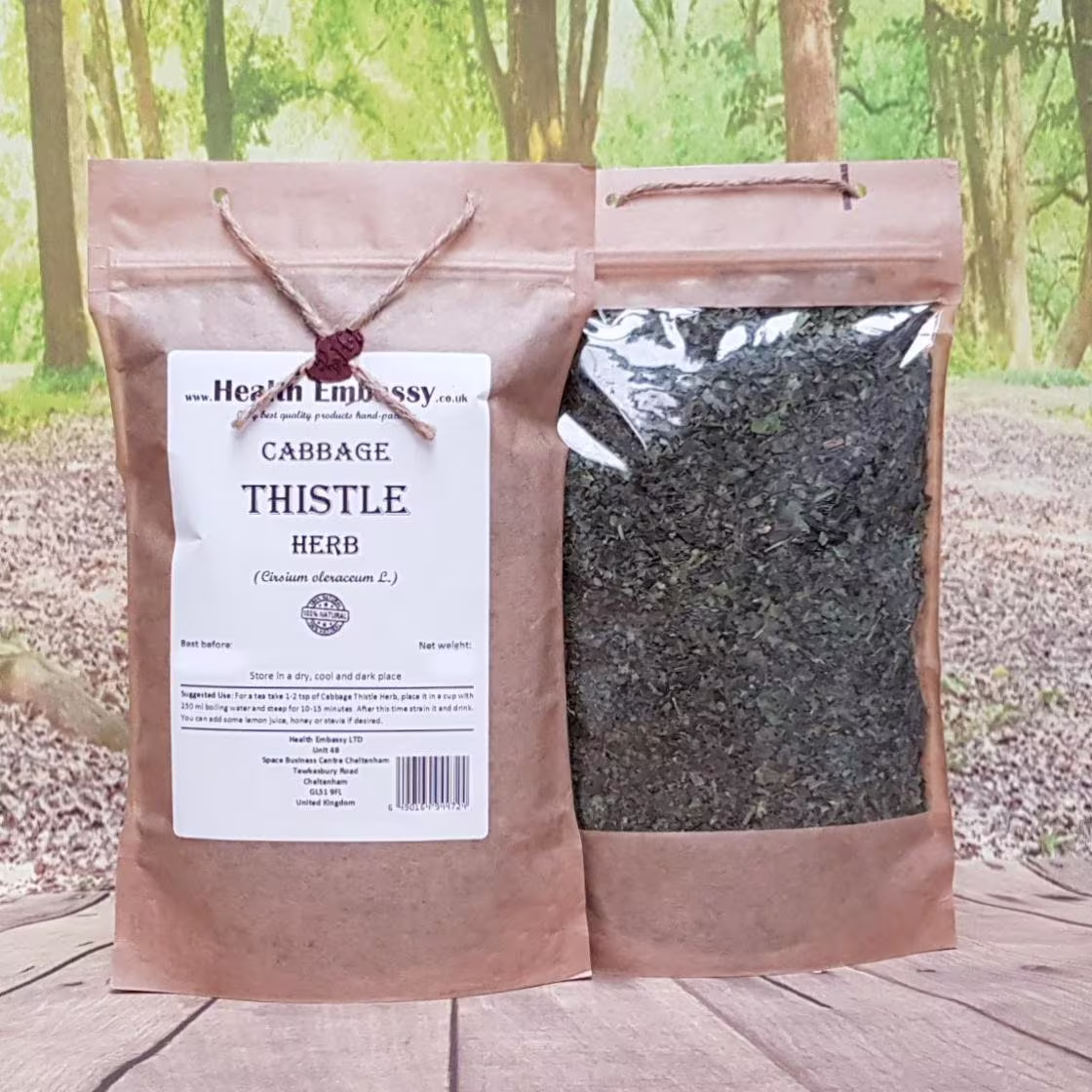 Cabbage Thistle Herb | Cirsium Oleraceum L. Health Embassy