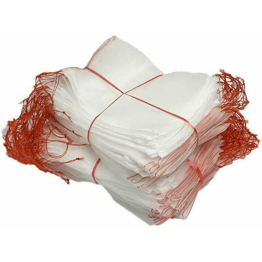 Monly - 100 Pcs Garden Plant Fruit Protection Bags Drawstring Mesh Bags Insect Mosquito Insects Pest Birds Garden Protection Bags 10cm x 15cm