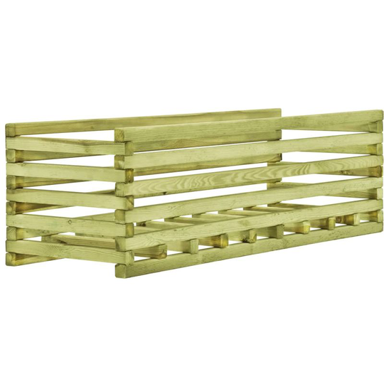 Asupermall - Garden Planter 120x40x35 cm Impregnated Pinewood