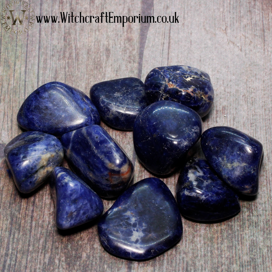 Sodalite - Stone Crystal Gemstone Mineral Pagan Wicca Wiccan Magic Spell Ritual Real Genuine Natural
