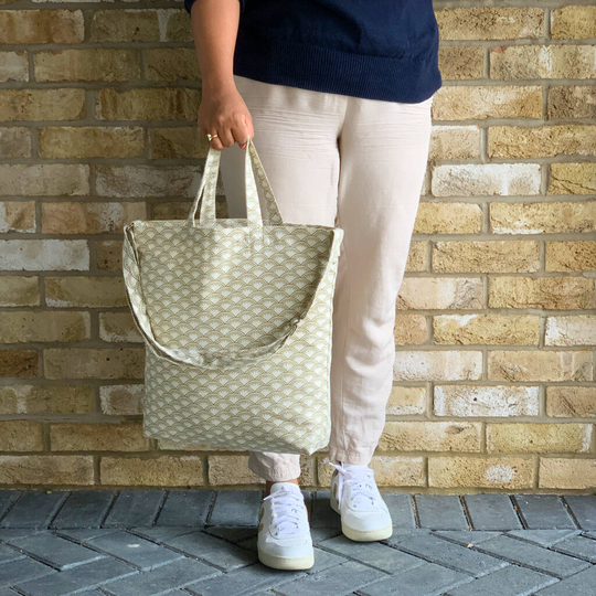 Wabi Sabi Tote Bag In Herb