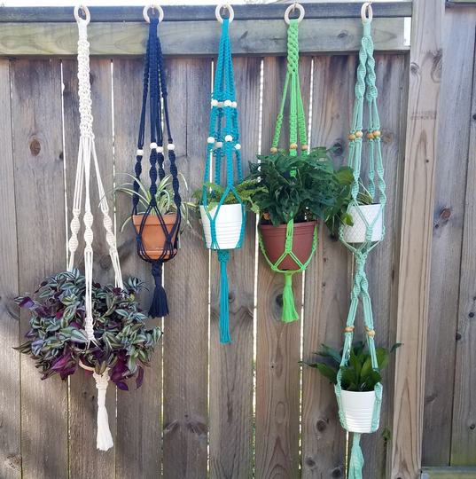 Macrame Plant Hanger, Hanging Planter, Holder, Lover's Gift, Gift