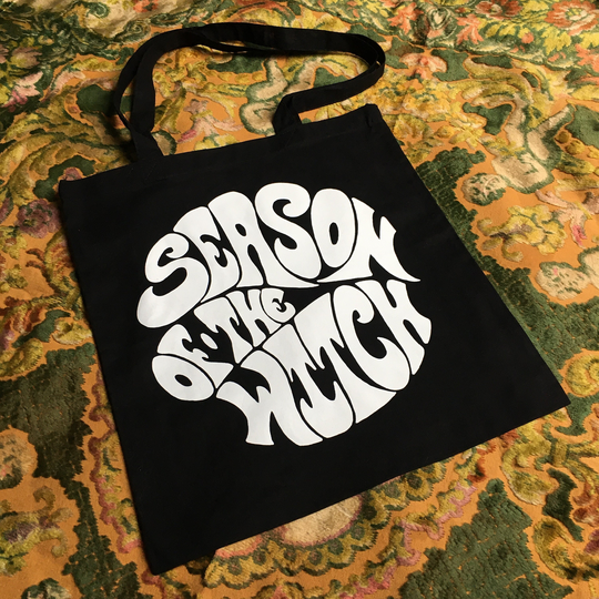 Season Of The Witch Tote Bag, Psychedelic Witch Totes